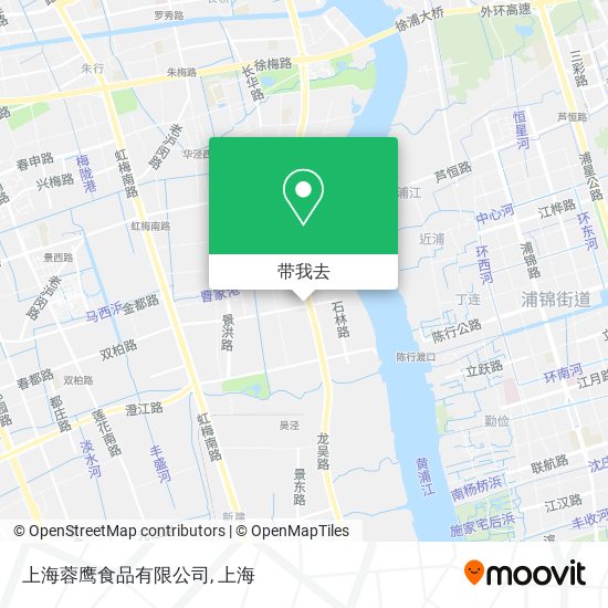 上海蓉鹰食品有限公司地图