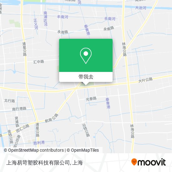 上海易苛塑胶科技有限公司地图