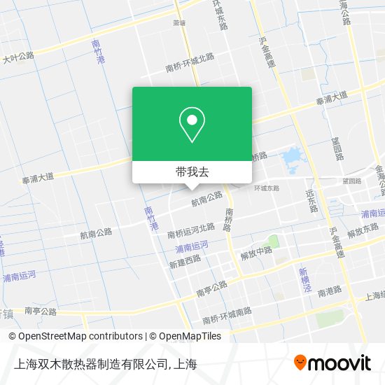 上海双木散热器制造有限公司地图