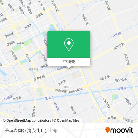 呆玩卤肉饭(育英街店)地图