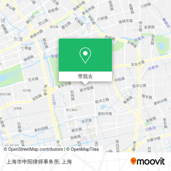 上海市申阳律师事务所地图