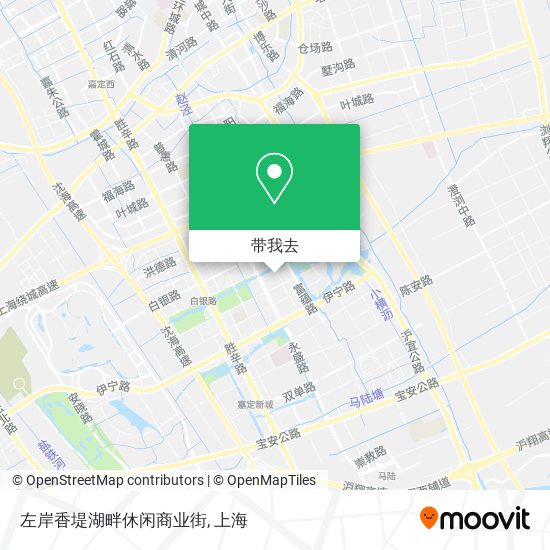 左岸香堤湖畔休闲商业街地图