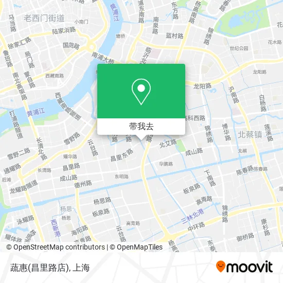 蔬惠(昌里路店)地图