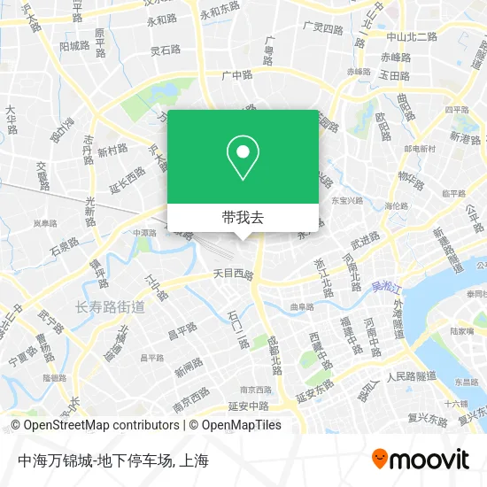 中海万锦城-地下停车场地图