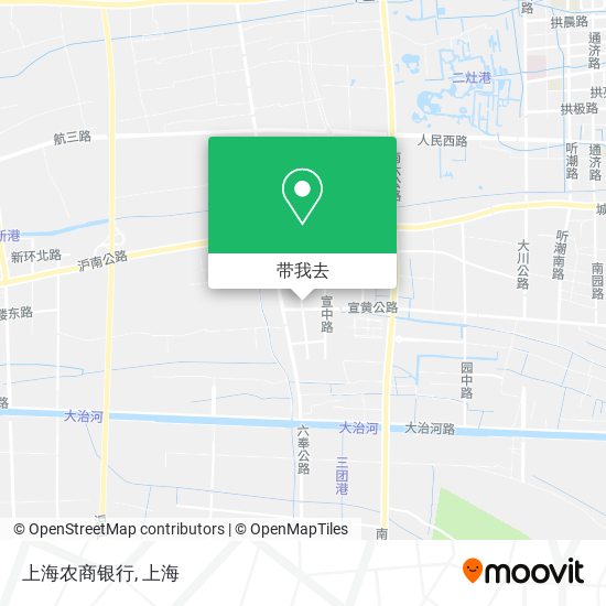上海农商银行地图