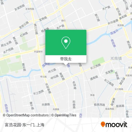 富浩花园-东一门地图