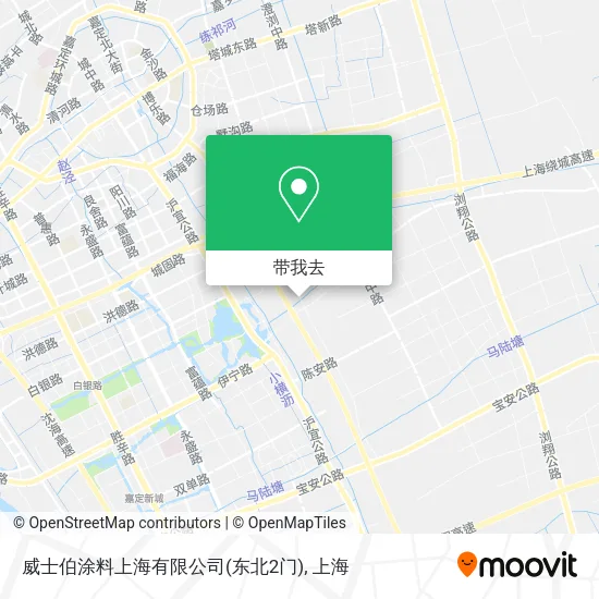 威士伯涂料上海有限公司(东北2门)地图