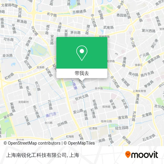 上海南锐化工科技有限公司地图