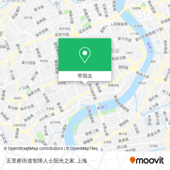 五里桥街道智障人士阳光之家地图