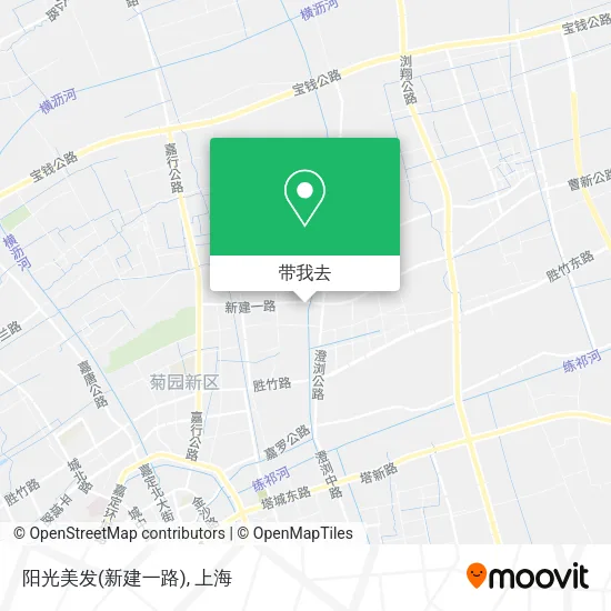 阳光美发(新建一路)地图