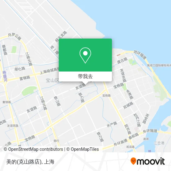 美的(克山路店)地图