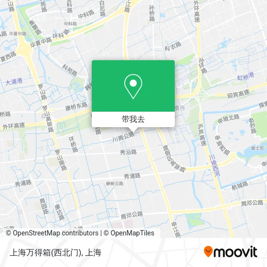 上海万得箱(西北门)地图