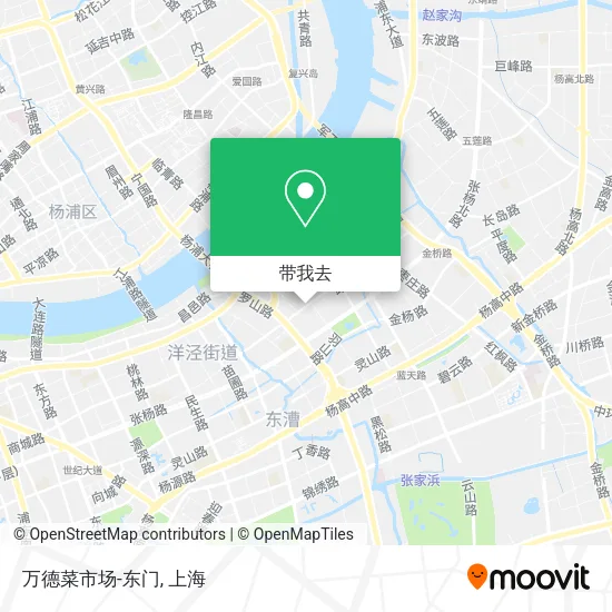 万德菜市场-东门地图