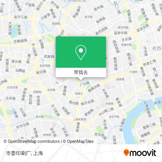 市委印刷厂地图