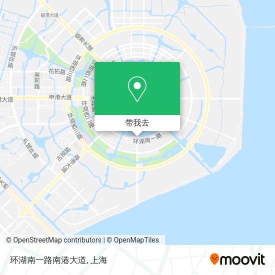环湖南一路南港大道地图