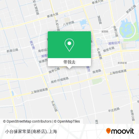小台缘家常菜(南桥店)地图