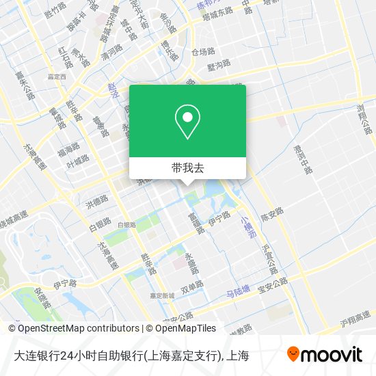 大连银行24小时自助银行(上海嘉定支行)地图