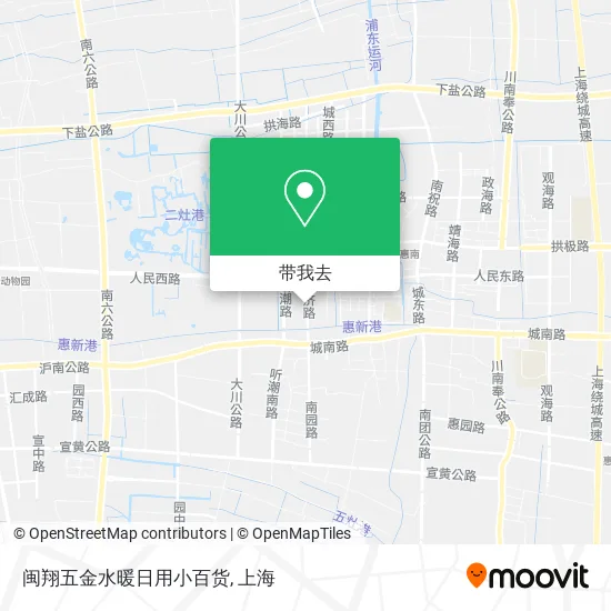 闽翔五金水暖日用小百货地图