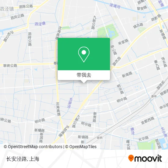 长安泾路地图