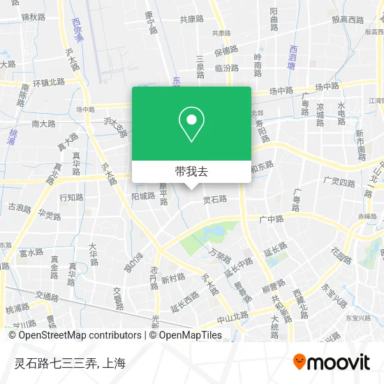 灵石路七三三弄地图
