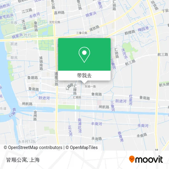 皆顺公寓地图