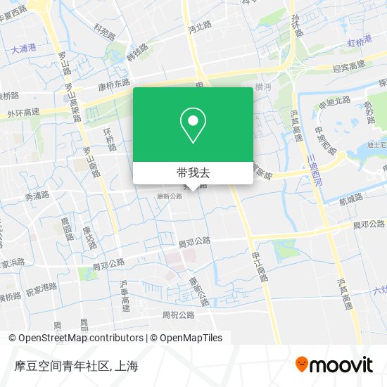 摩豆空间青年社区地图