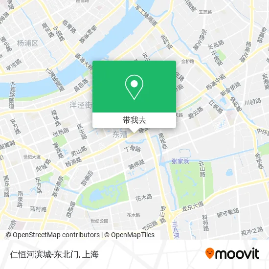 仁恒河滨城-东北门地图