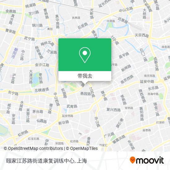 颐家江苏路街道康复训练中心地图