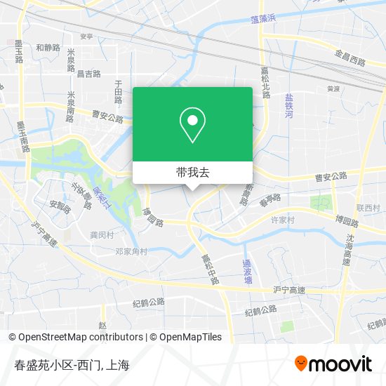 春盛苑小区-西门地图