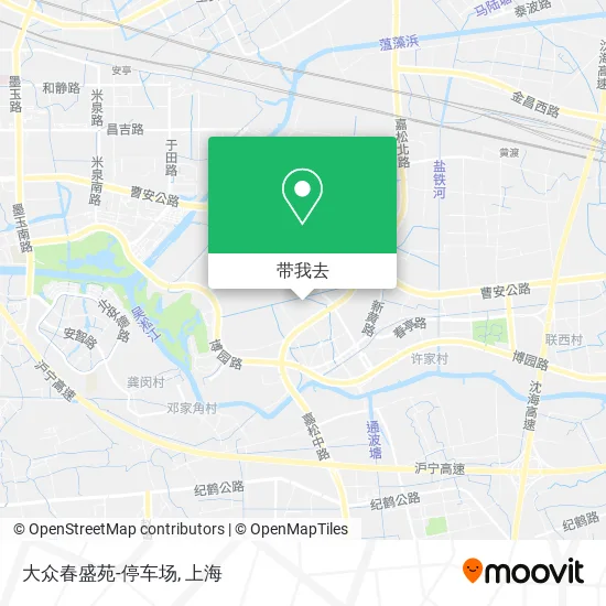 大众春盛苑-停车场地图
