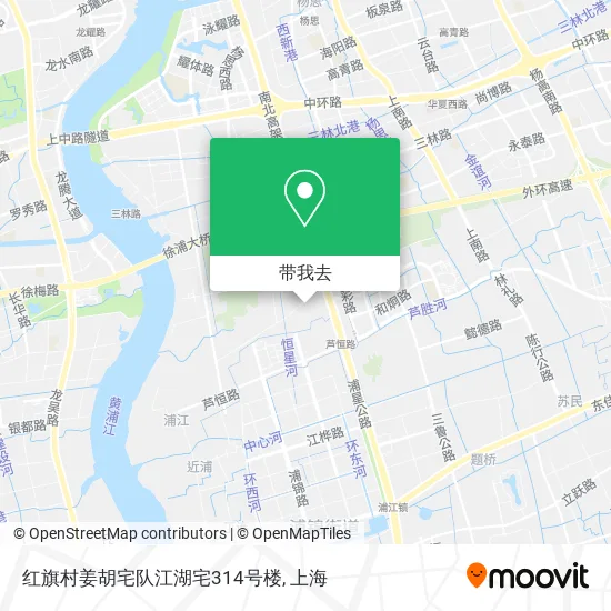 红旗村姜胡宅队江湖宅314号楼地图