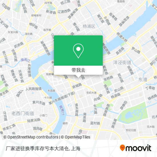 厂家进驻换季库存亏本大清仓地图