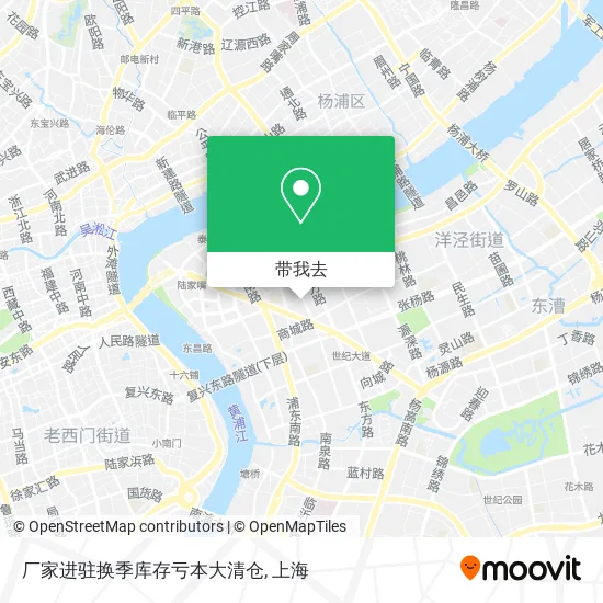 厂家进驻换季库存亏本大清仓地图