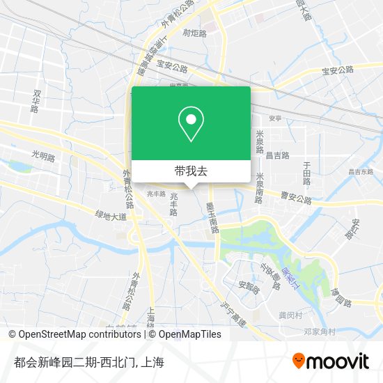 都会新峰园二期-西北门地图
