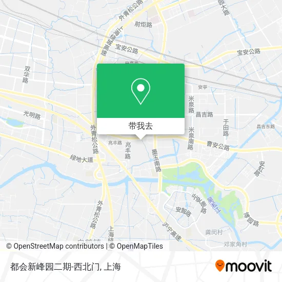 都会新峰园二期-西北门地图