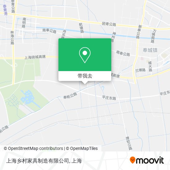 上海乡村家具制造有限公司地图