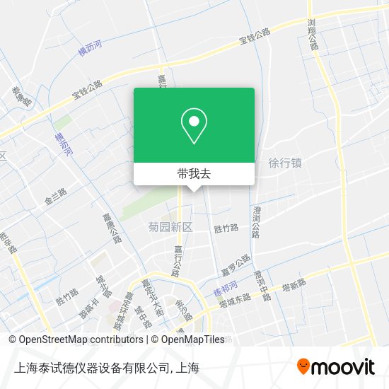 上海泰试德仪器设备有限公司地图