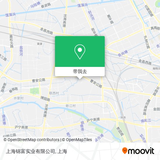 上海锦富实业有限公司地图