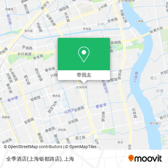 全季酒店(上海银都路店)地图