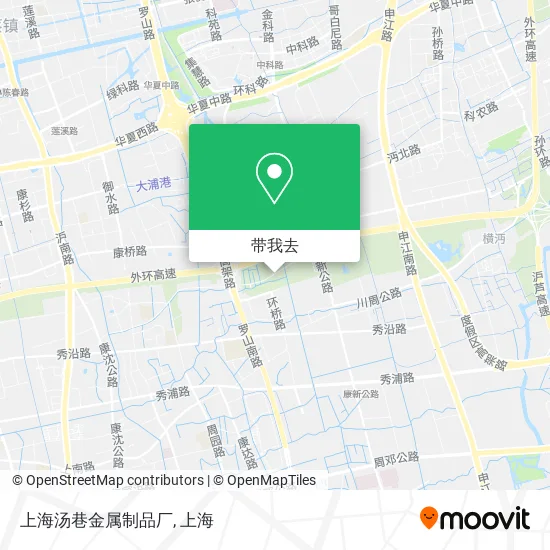上海汤巷金属制品厂地图