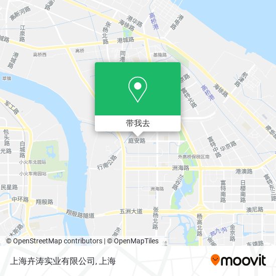 上海卉涛实业有限公司地图