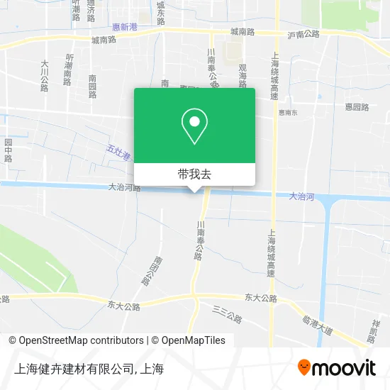 上海健卉建材有限公司地图