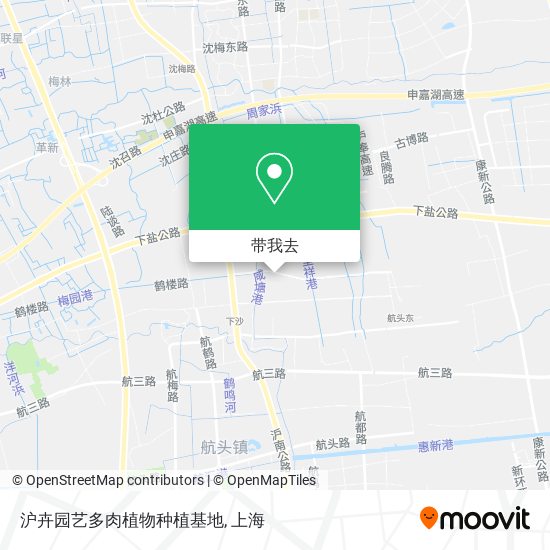 沪卉园艺多肉植物种植基地地图