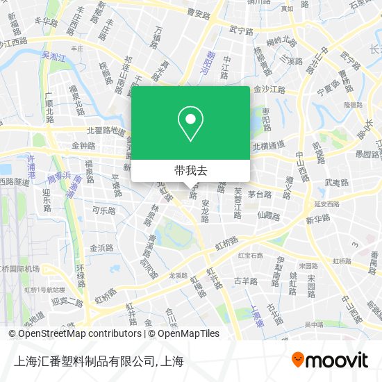 上海汇番塑料制品有限公司地图