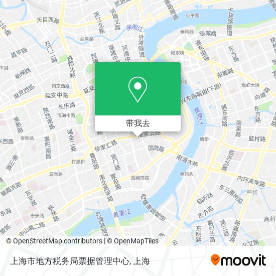 上海市地方税务局票据管理中心地图