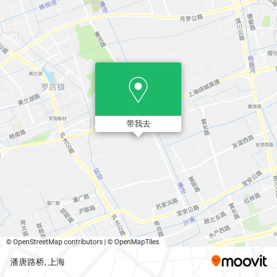 潘唐路桥地图