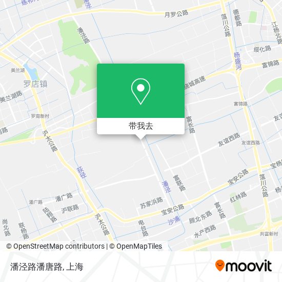 潘泾路潘唐路地图