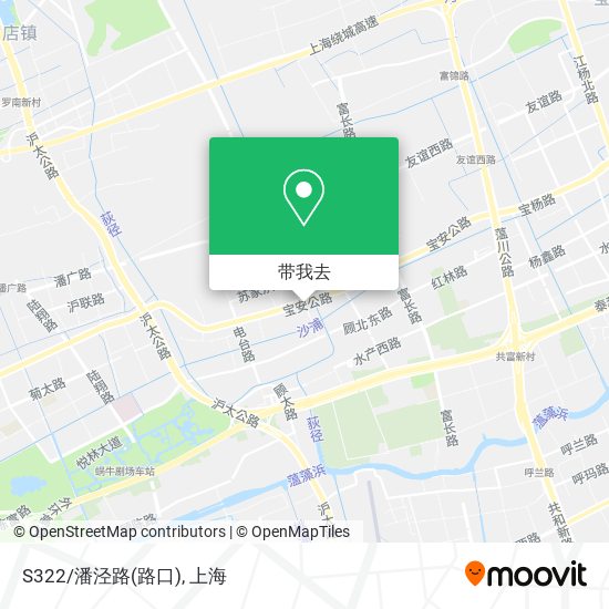 S322/潘泾路(路口)地图