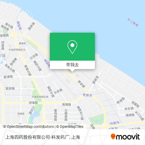 上海四药股份有限公司-科发药厂地图