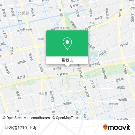 康桥路1710地图
